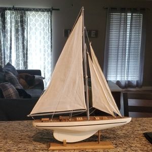 COPY - Large Wooden Sailboat